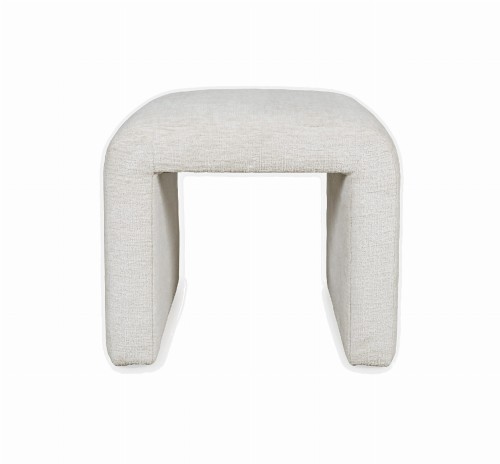 Przejdź do produktu Puf LET69N tkanina szenilowa jasny beż