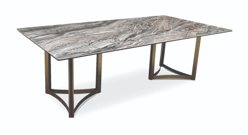 Przejdź do produktu Stół Sienna 240x120 brązowy marmur