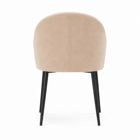 Krzesło tapicerowane Varenna beżowe – nowoczesne krzesło do jadalni