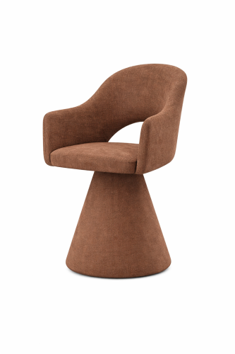 Przejdź do produktu Krzesło tapicerowane obrotowe ALBA– designerskie krzesło do jadalni