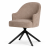 Krzesło tapicerowane Sora Obrotowe Delux z metalową nogą obrotową