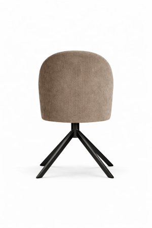 Krzesło tapicerowane Sora Obrotowe Delux z metalową nogą obrotową