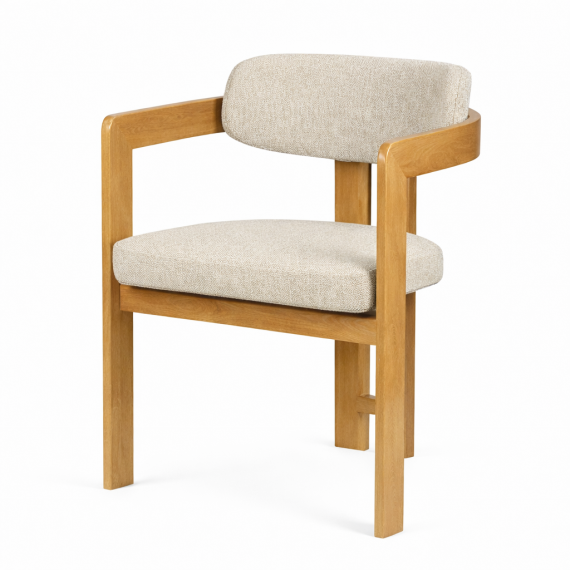 Krzesła tapicerowane na stelażu z litego drewna – z podłokietnikami i bez, do jadalni, salonu, biura i wnętrz nowoczesnych lub klasycznych