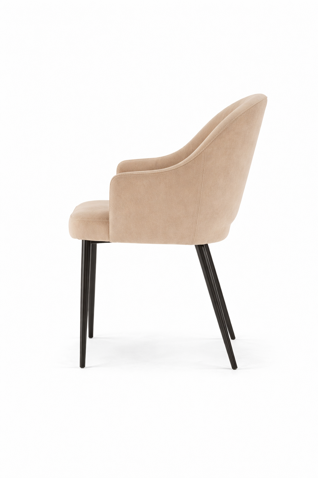 Krzesło tapicerowane Varenna beżowe – nowoczesne krzesło do jadalni